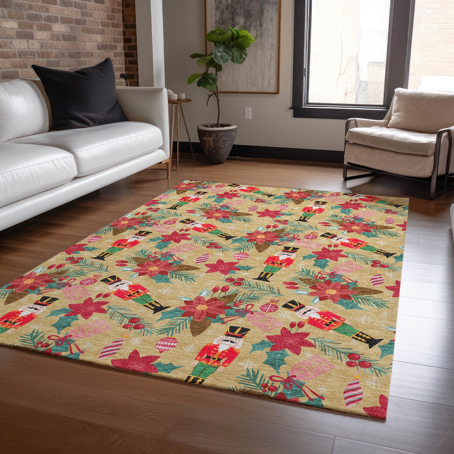 Machine Made Wonderland WN30 Gold - Dalyn Rugs