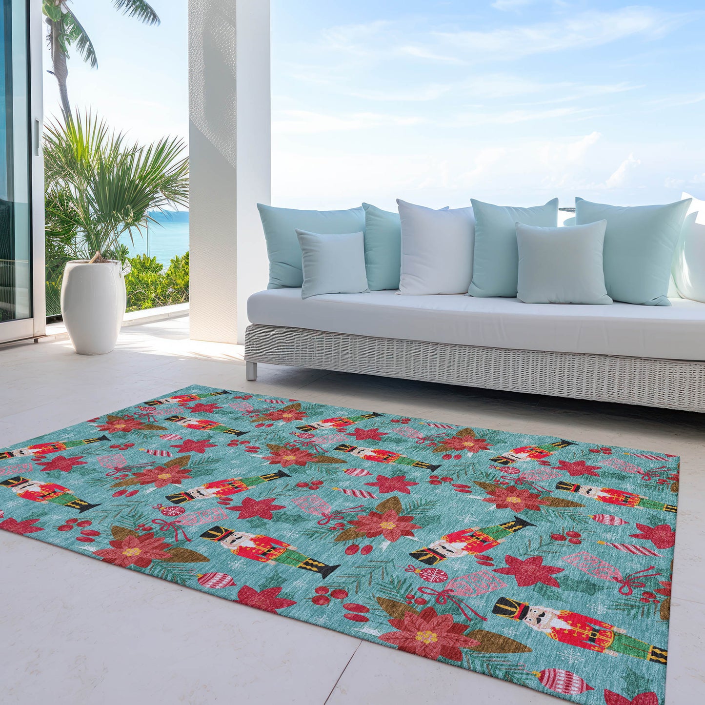 Machine Made Wonderland WN30 Teal - Dalyn Rugs