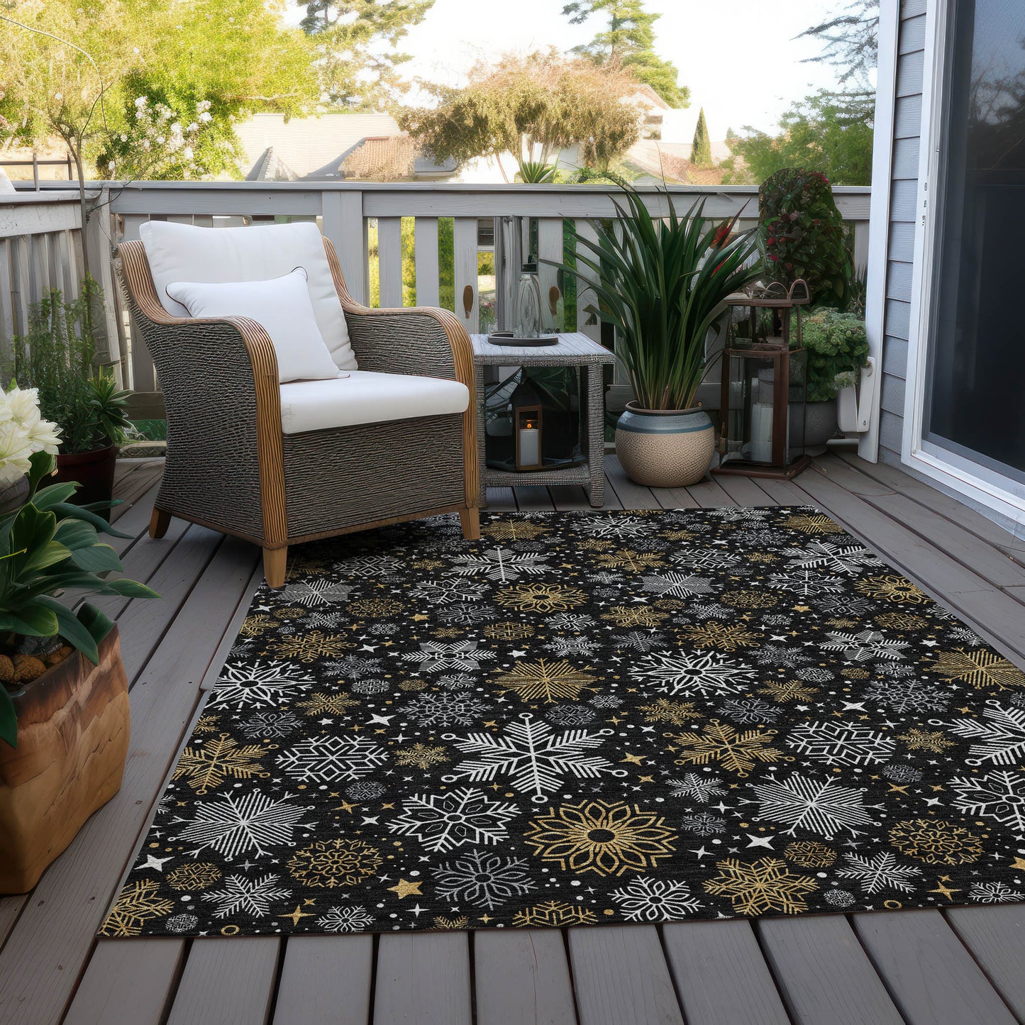 Machine Made Wonderland WN31 Black - Dalyn Rugs