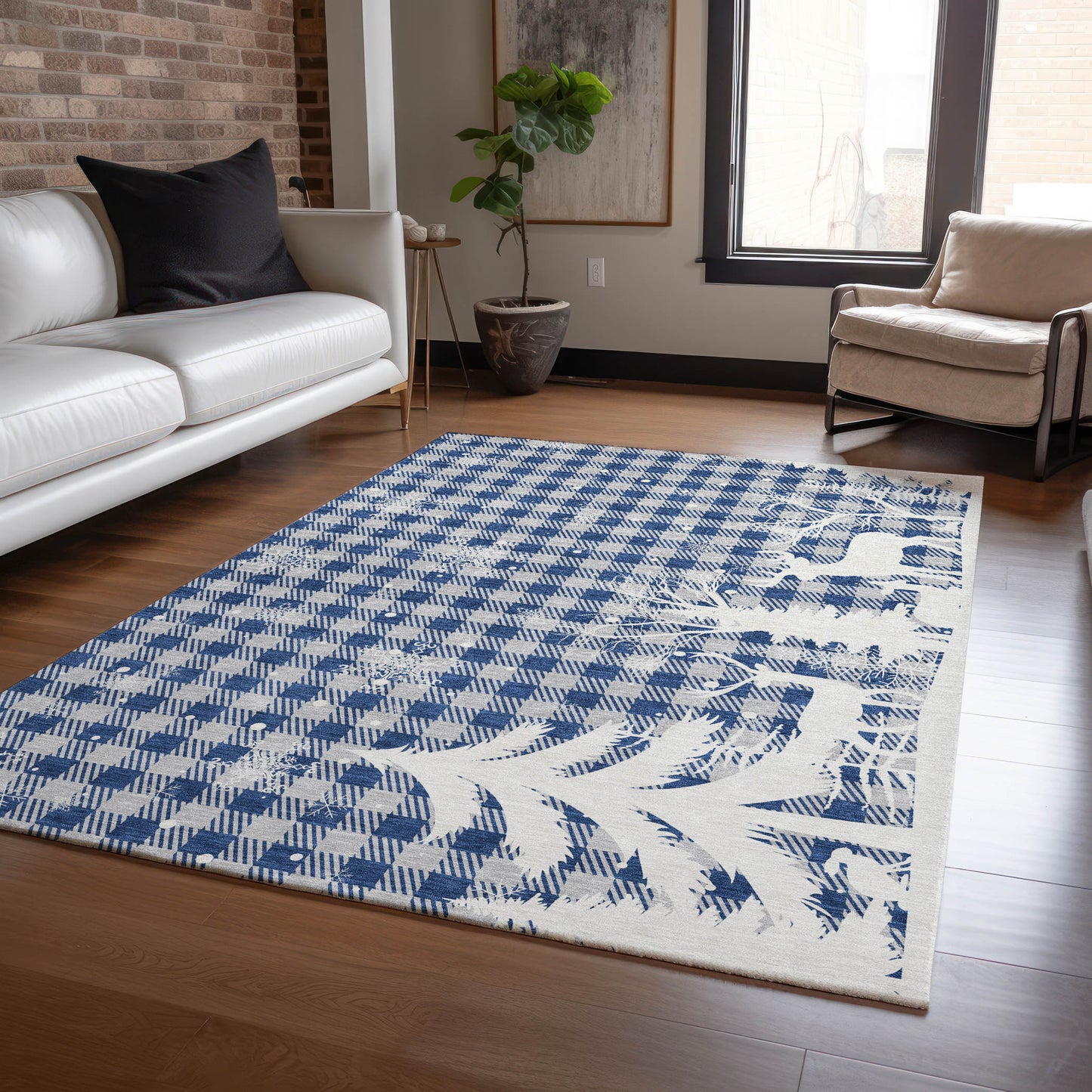 Machine Made Wonderland WN32 Blue - Dalyn Rugs