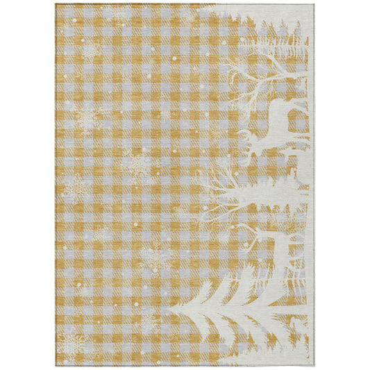 Machine Made Wonderland WN32 Gold - Dalyn Rugs