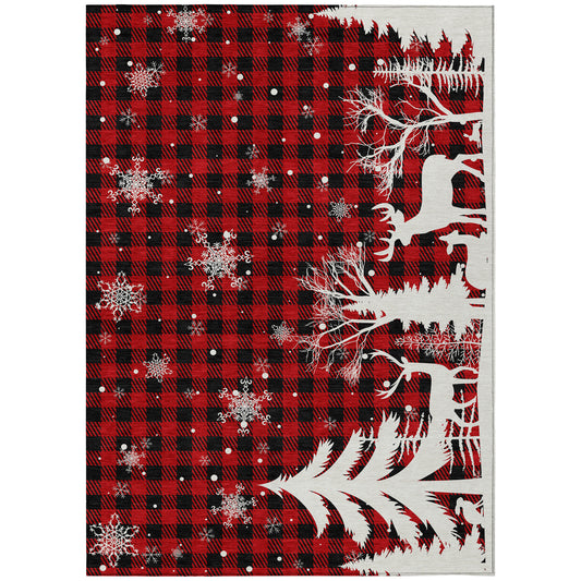 Machine Made Wonderland WN32 Red - Dalyn Rugs