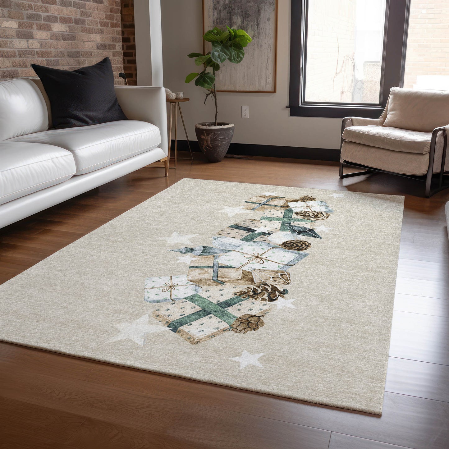 Machine Made Wonderland WN33 Beige - Dalyn Rugs