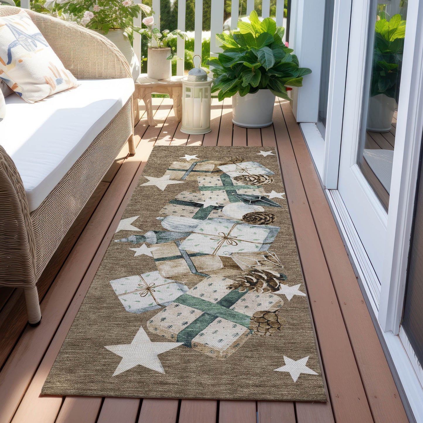 Machine Made Wonderland WN33 Brown - Dalyn Rugs