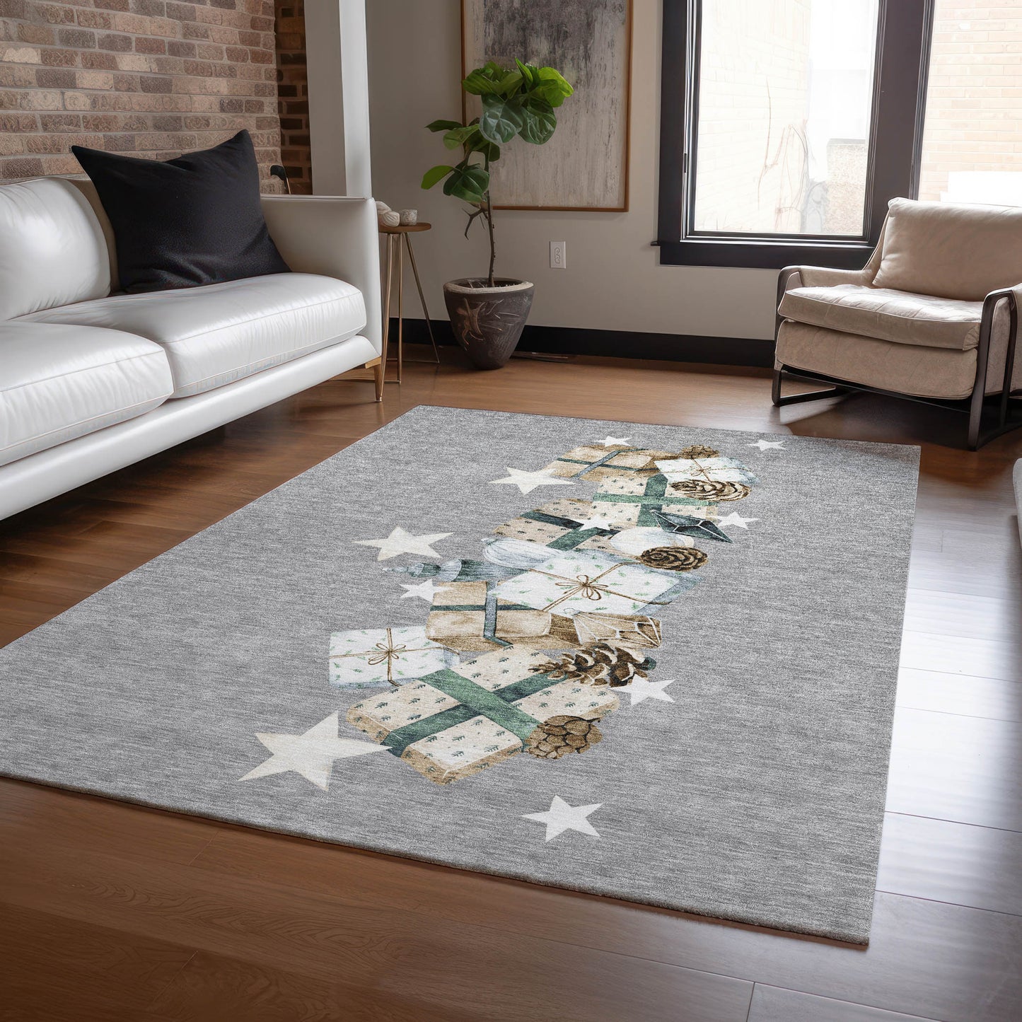 Machine Made Wonderland WN33 Gray - Dalyn Rugs