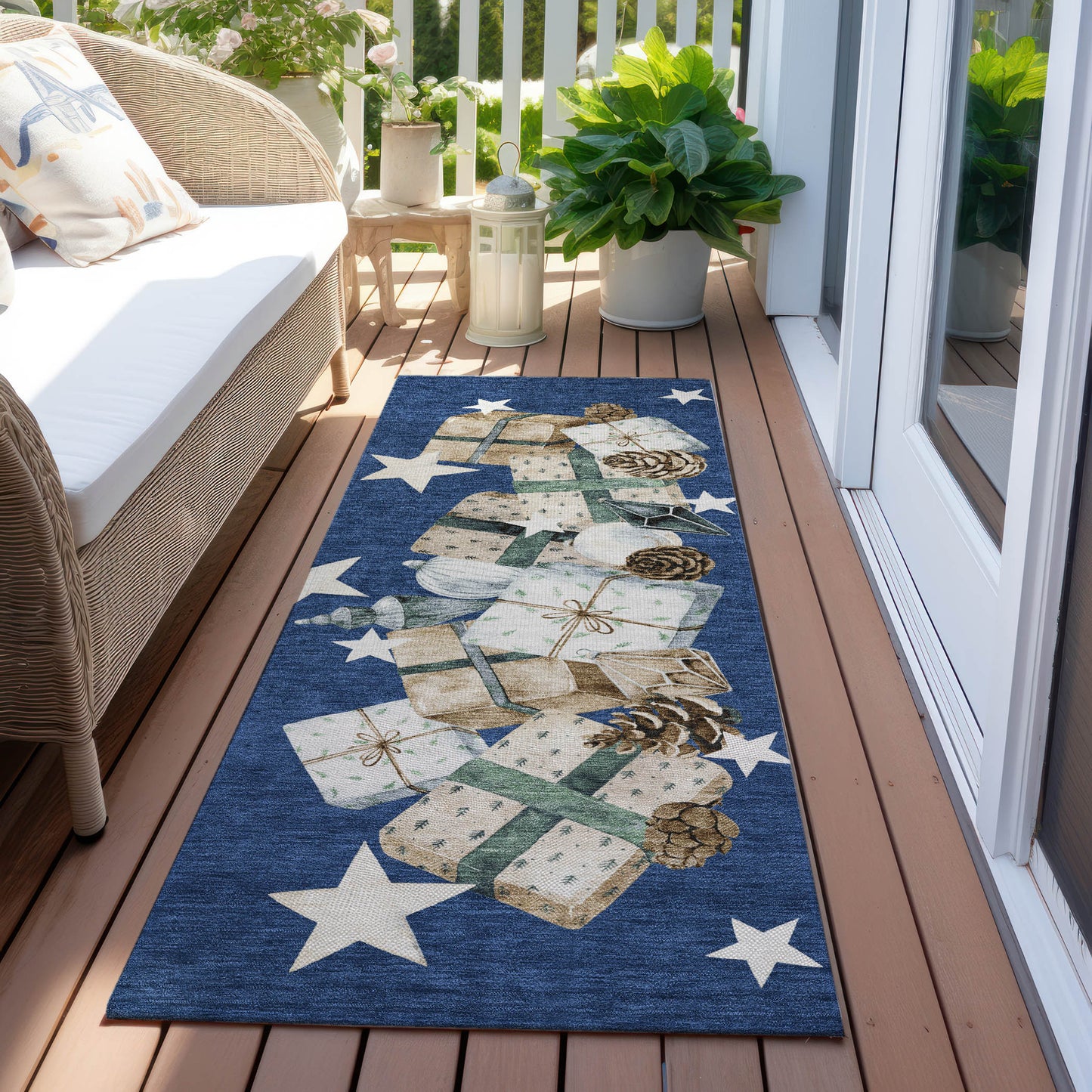 Machine Made Wonderland WN33 Navy - Dalyn Rugs