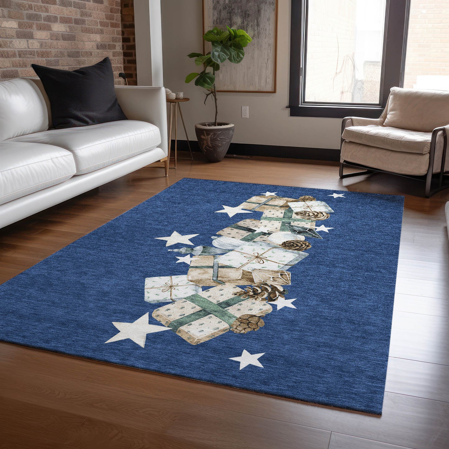 Machine Made Wonderland WN33 Navy - Dalyn Rugs
