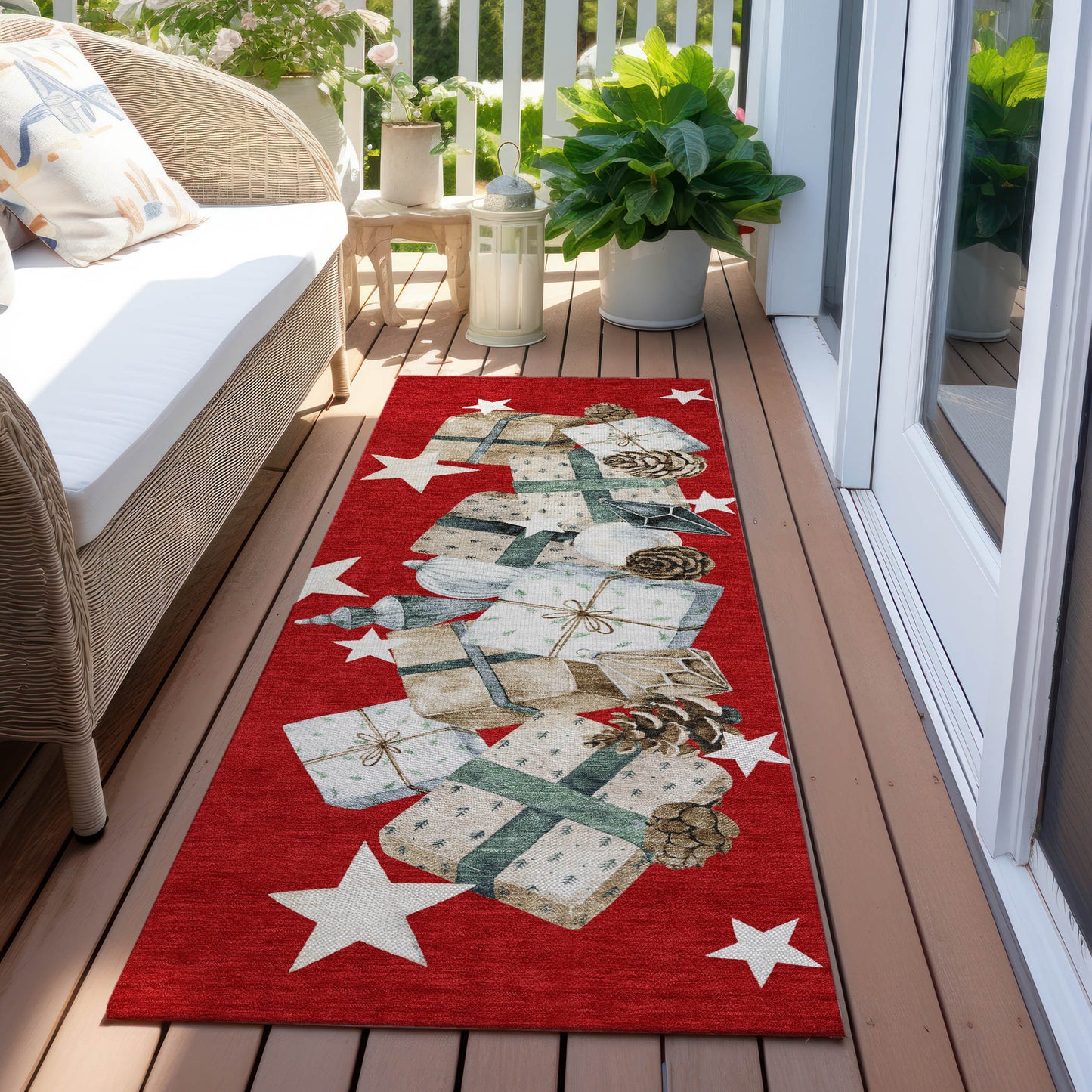 Machine Made Wonderland WN33 Red - Dalyn Rugs