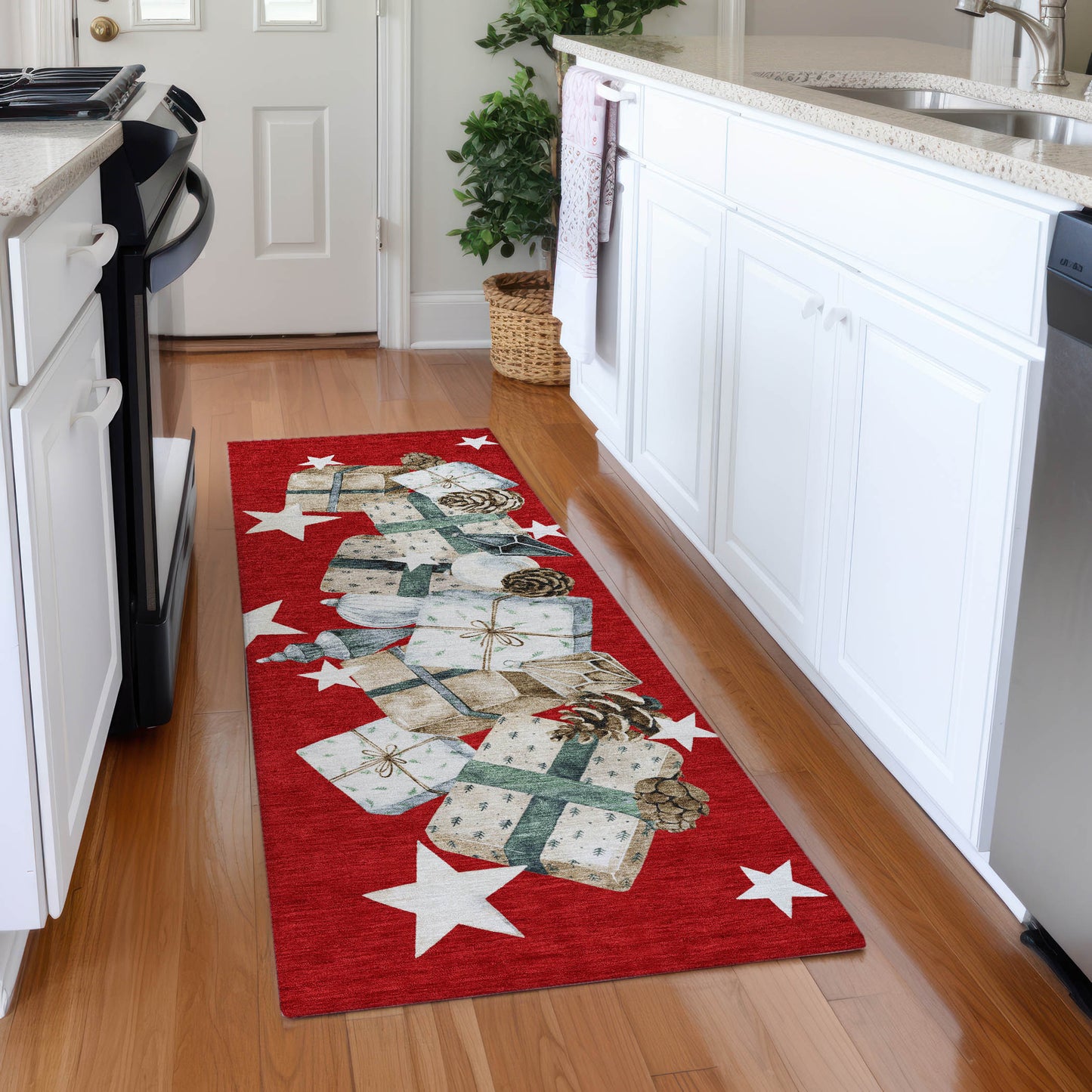 Machine Made Wonderland WN33 Red - Dalyn Rugs