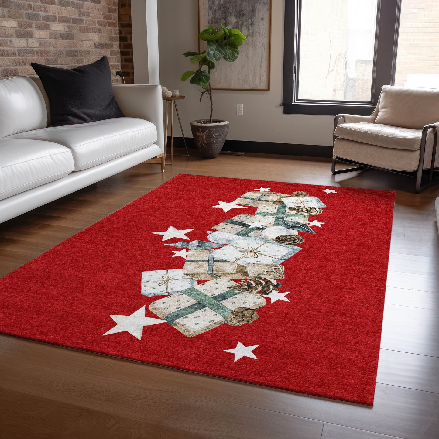 Machine Made Wonderland WN33 Red - Dalyn Rugs
