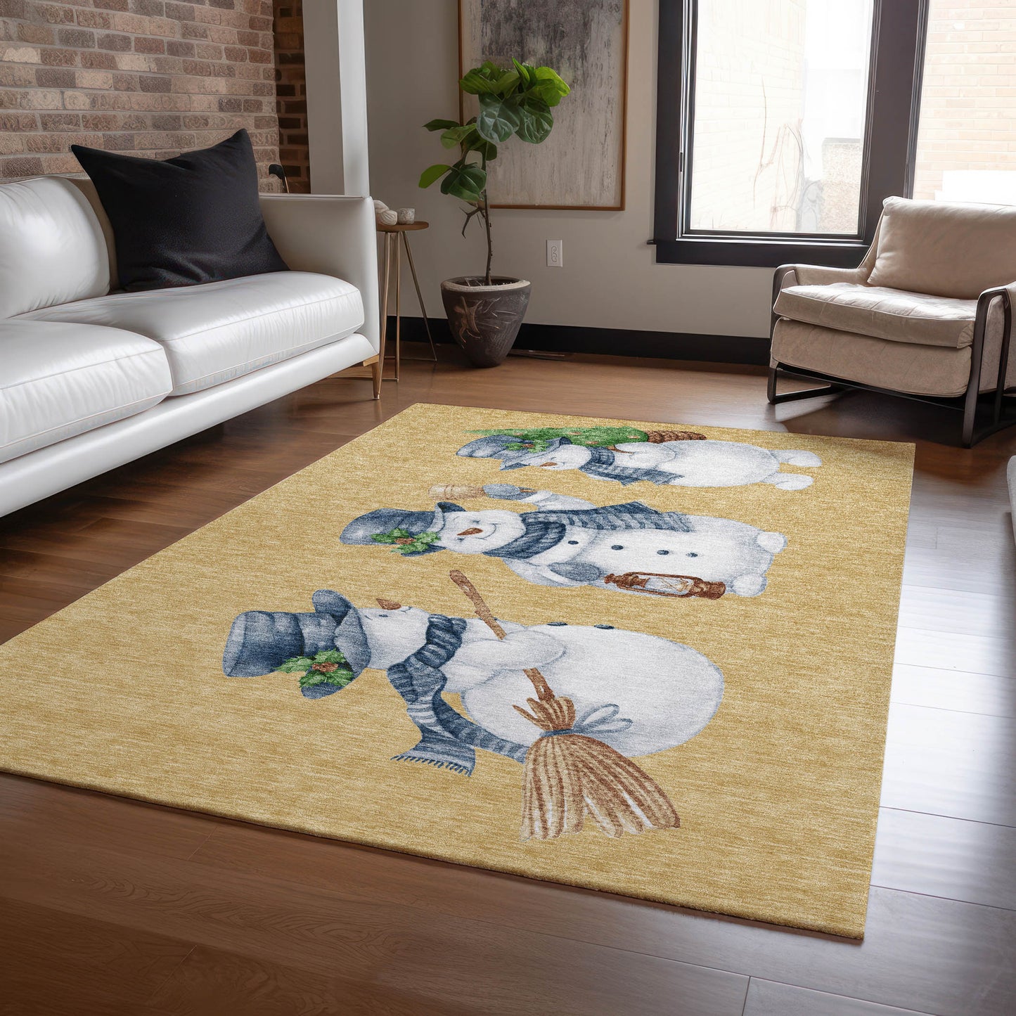 Machine Made Wonderland WN34 Gold - Dalyn Rugs