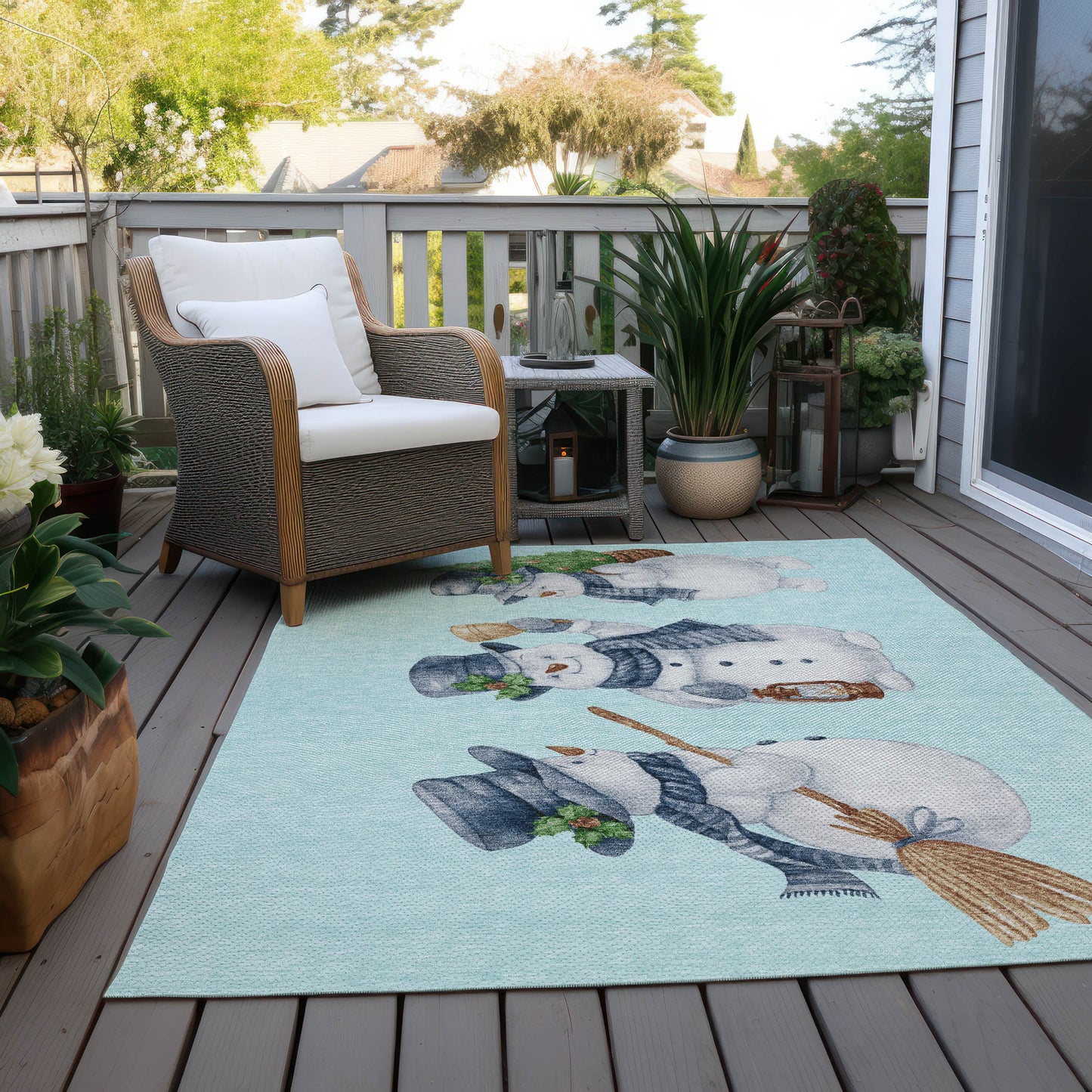 Machine Made Wonderland WN34 Sky - Dalyn Rugs