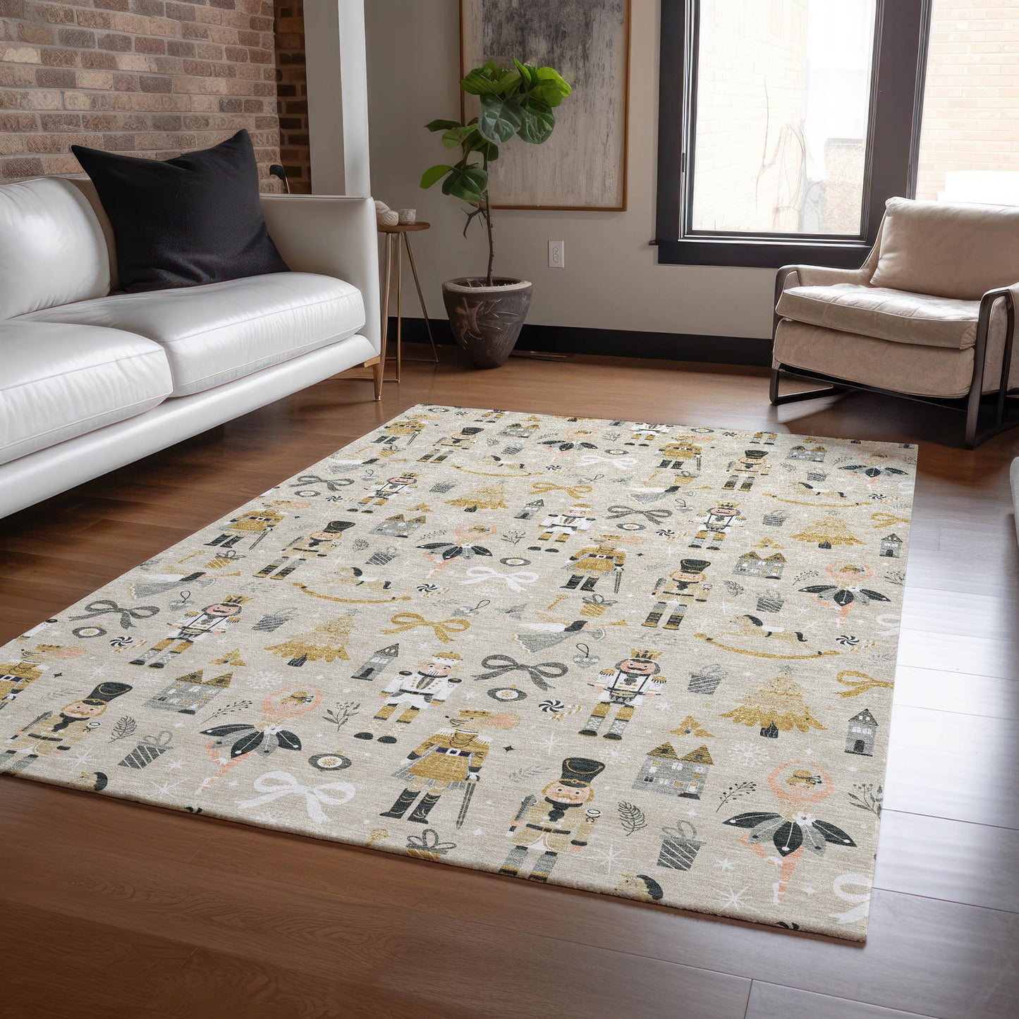 Machine Made Wonderland WN35 Beige - Dalyn Rugs
