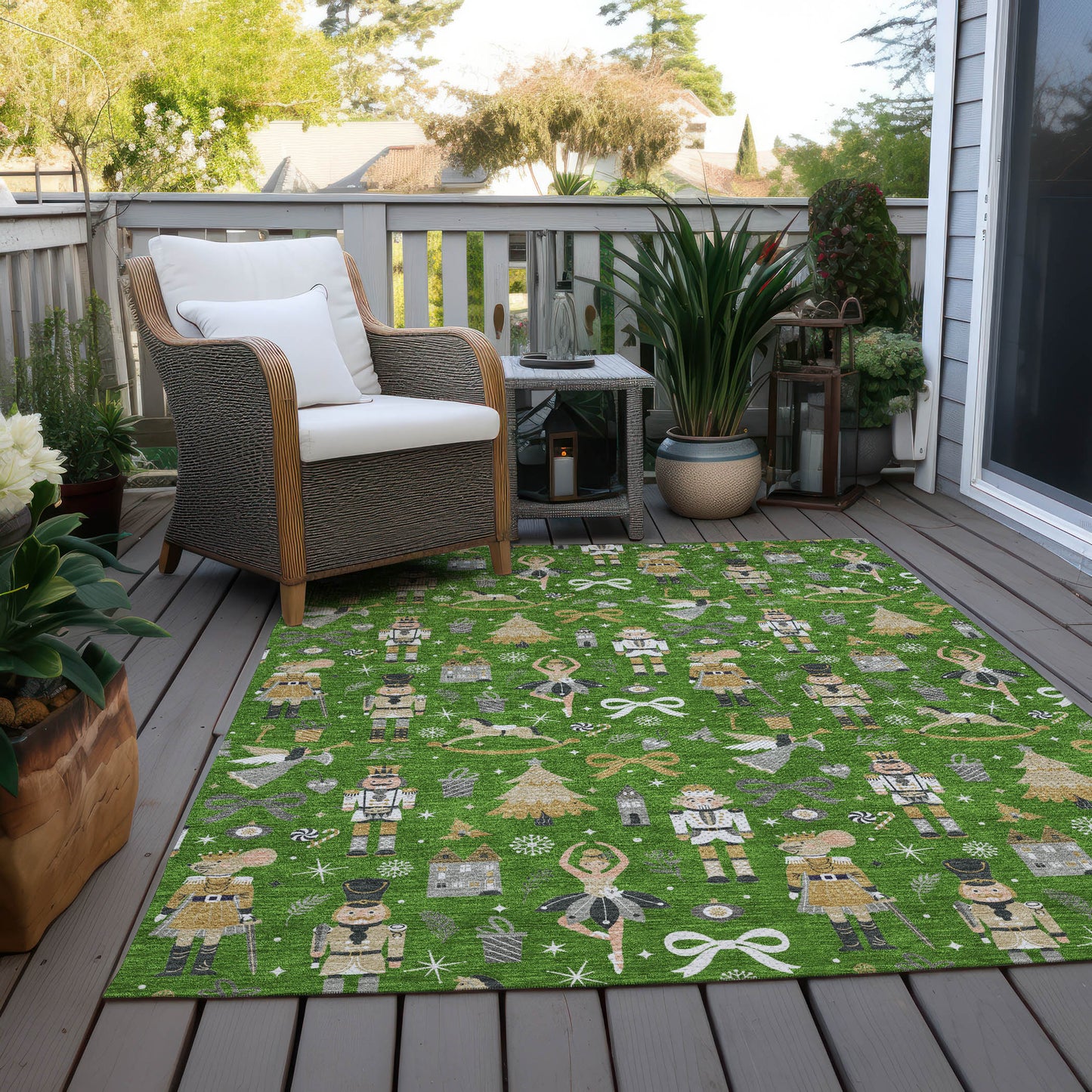 Machine Made Wonderland WN35 Green - Dalyn Rugs