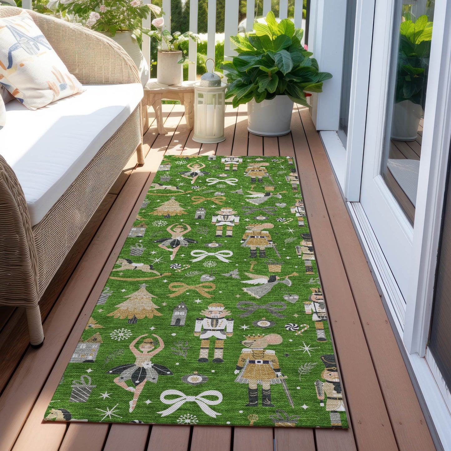 Machine Made Wonderland WN35 Green - Dalyn Rugs