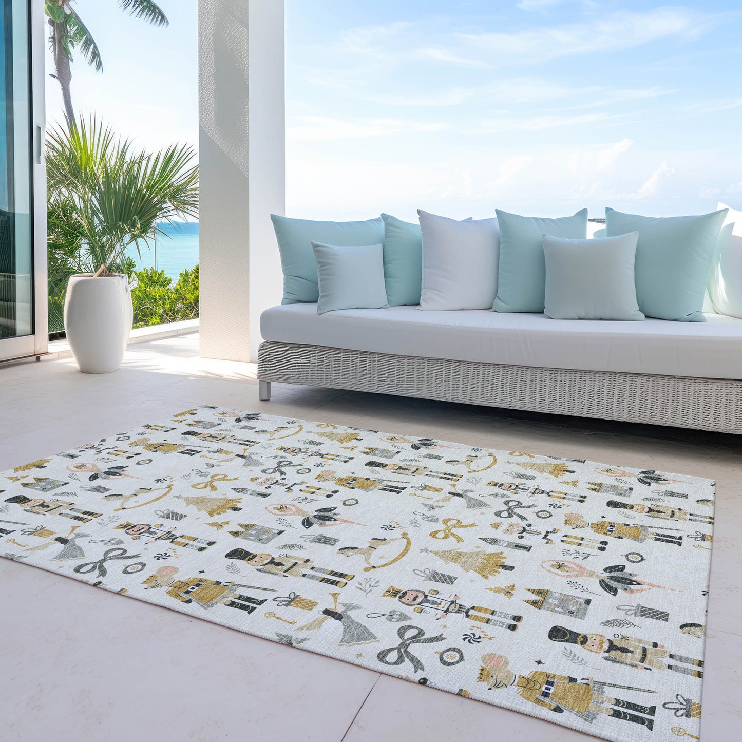 Machine Made Wonderland WN35 Ivory - Dalyn Rugs