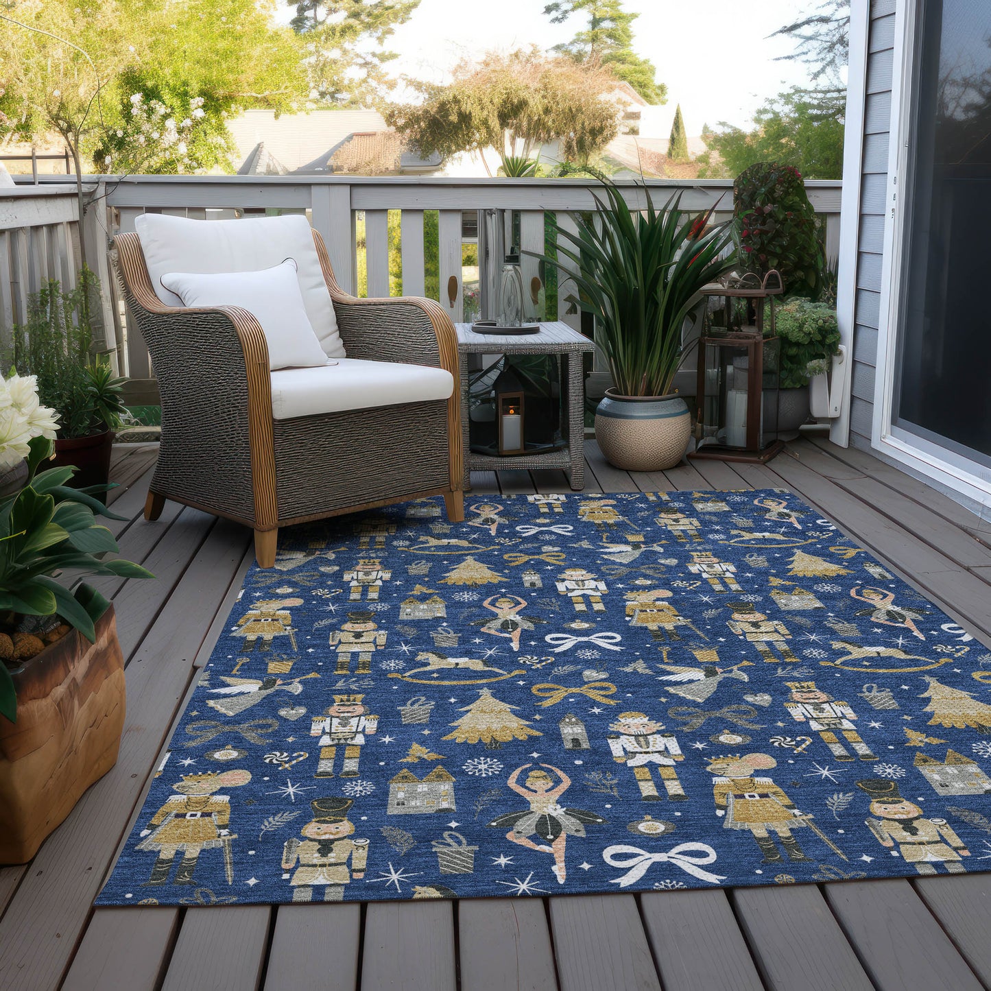 Machine Made Wonderland WN35 Navy - Dalyn Rugs