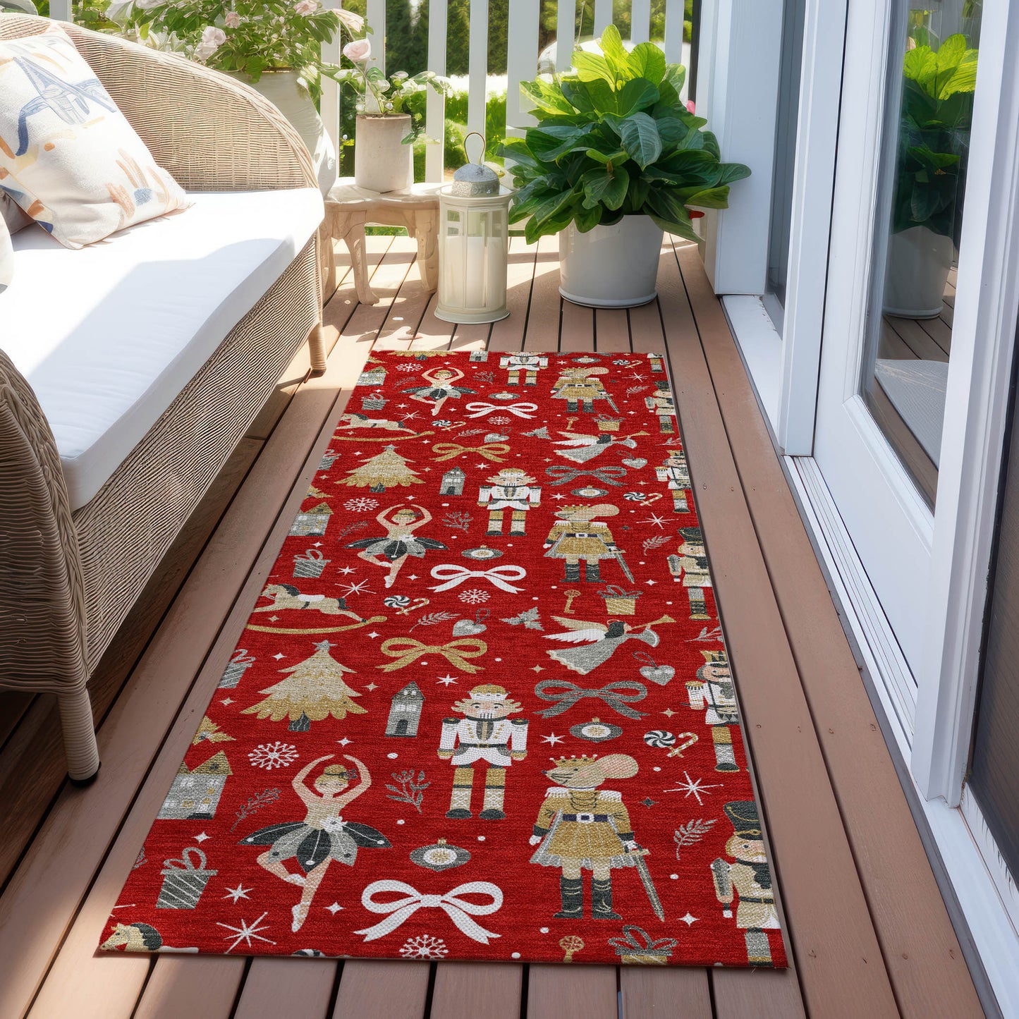 Machine Made Wonderland WN35 Red - Dalyn Rugs
