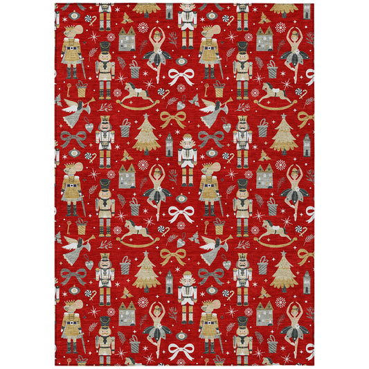 Machine Made Wonderland WN35 Red - Dalyn Rugs