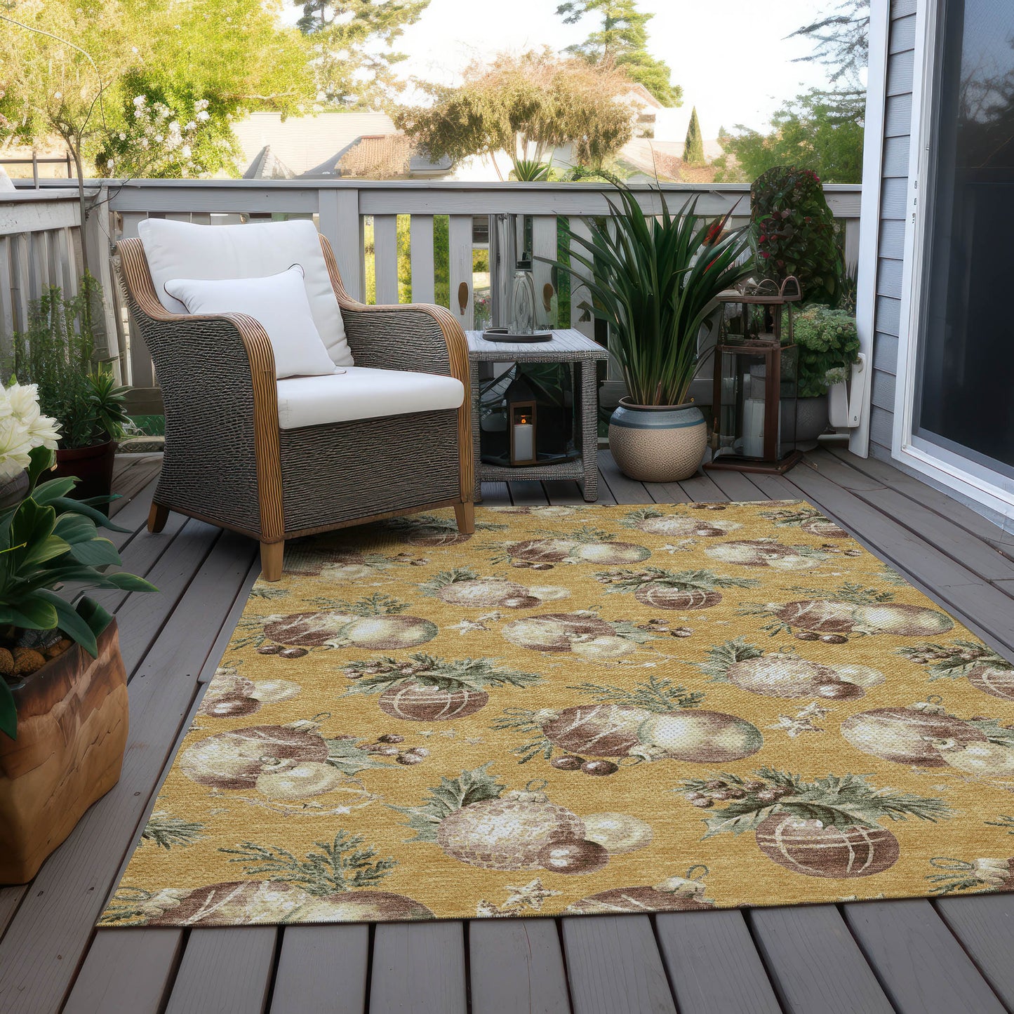 Machine Made Wonderland WN36 Gold - Dalyn Rugs