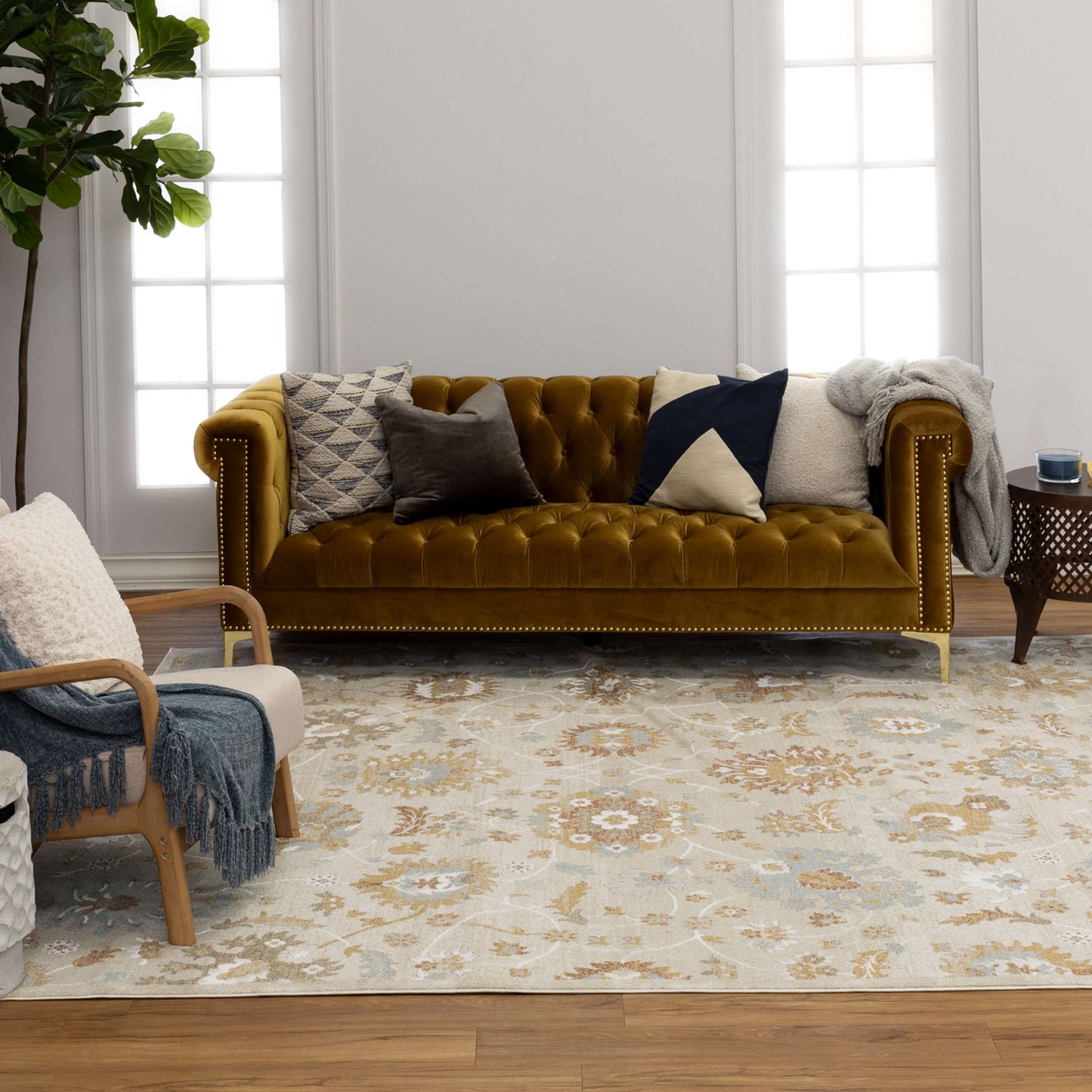 Whitehaven Beige Area Rug - Karastan