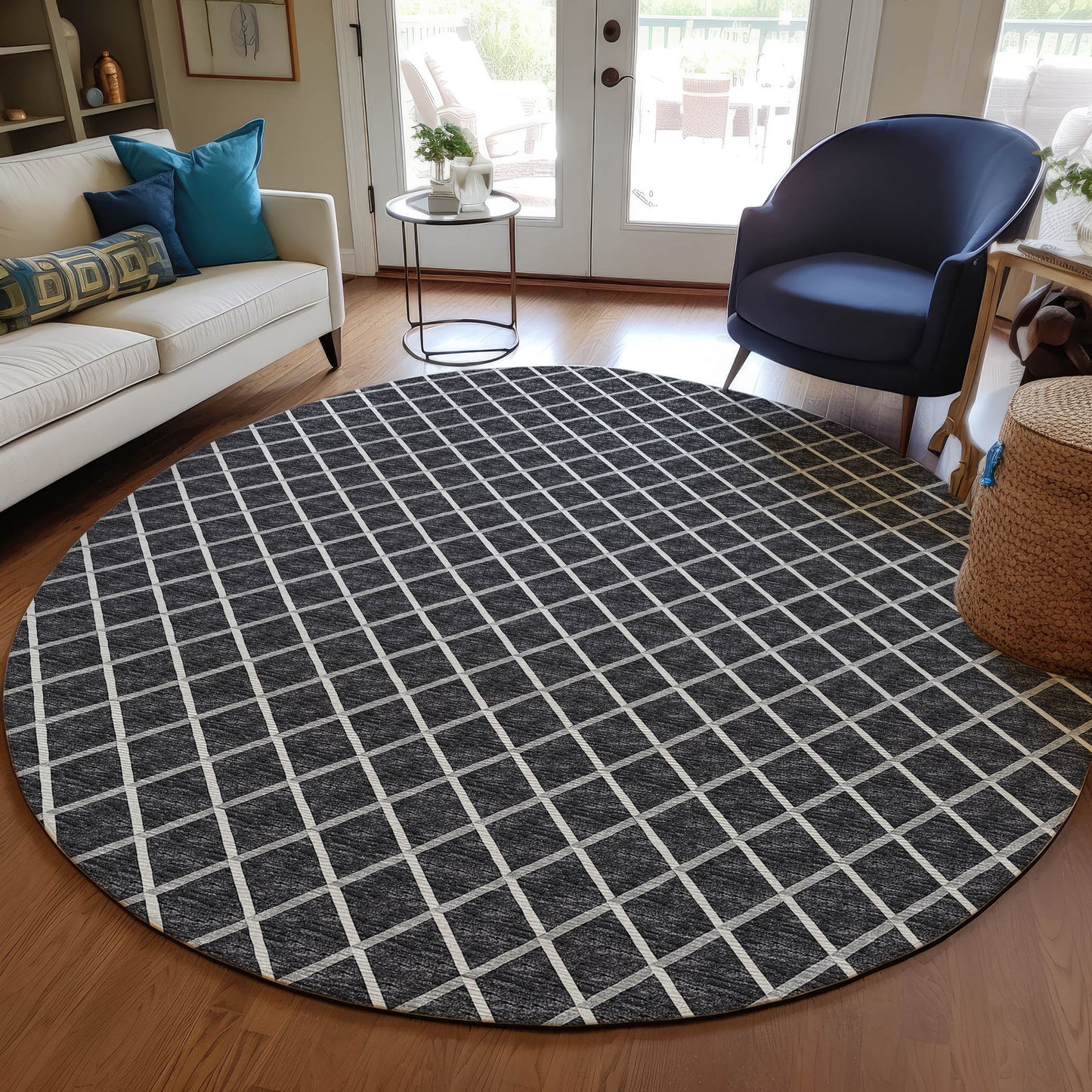 Machine Made York YO1 Black - Dalyn Rugs