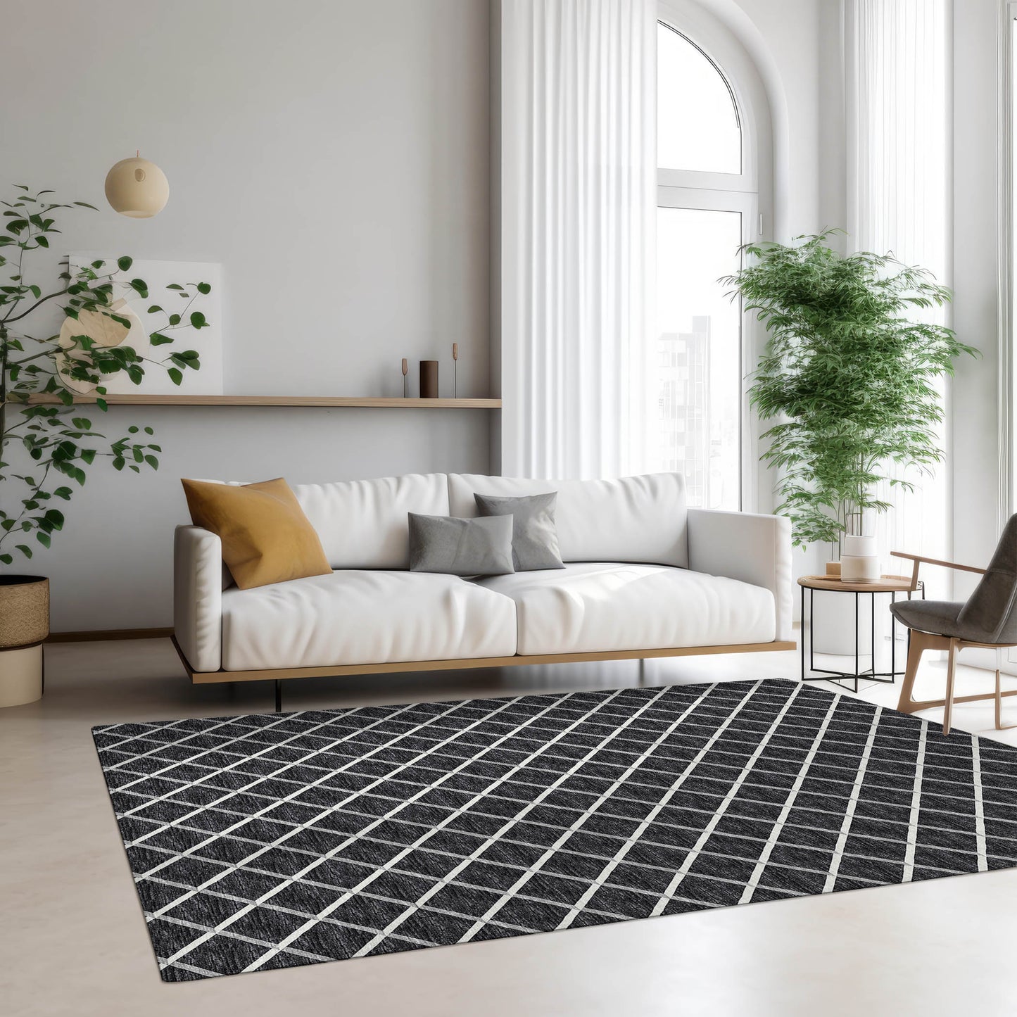 Machine Made York YO1 Black - Dalyn Rugs