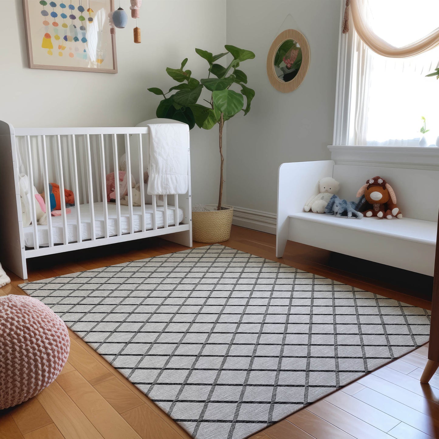 Machine Made York YO1 Gray - Dalyn Rugs