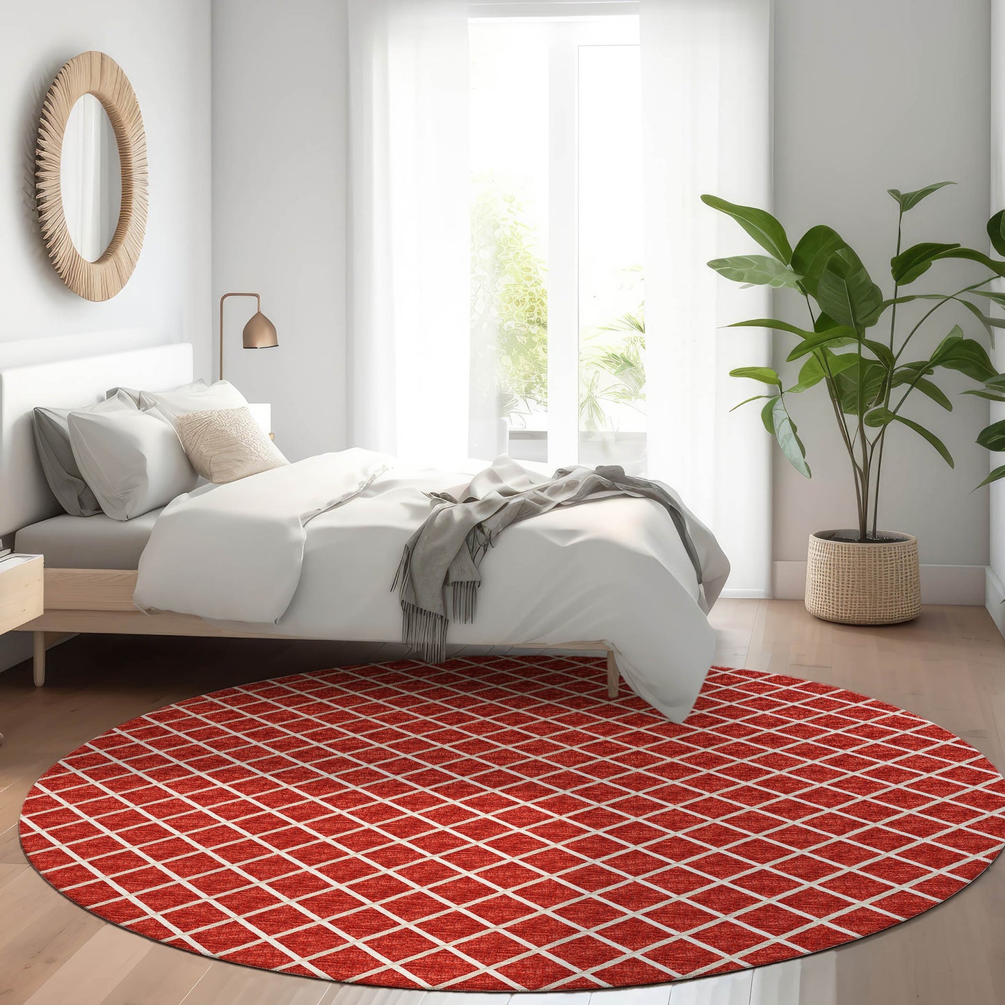 Machine Made York YO1 Red - Dalyn Rugs