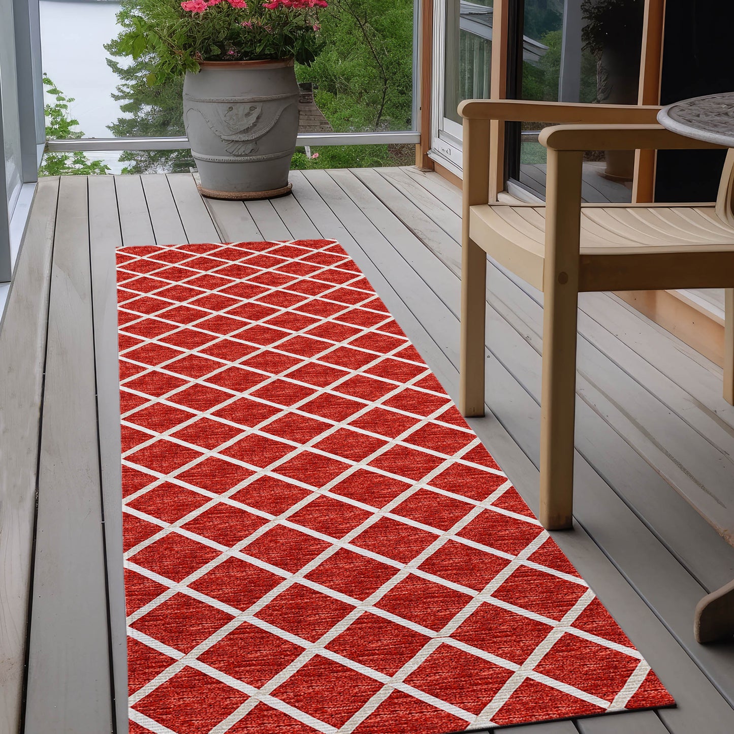 Machine Made York YO1 Red - Dalyn Rugs