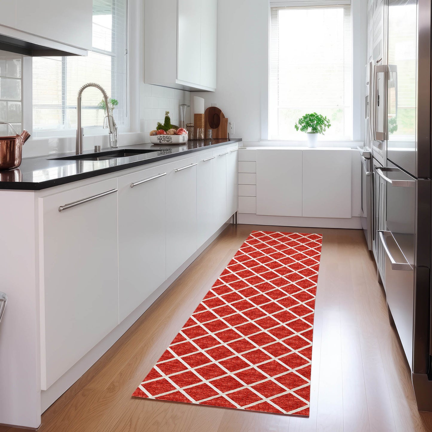 Machine Made York YO1 Red - Dalyn Rugs