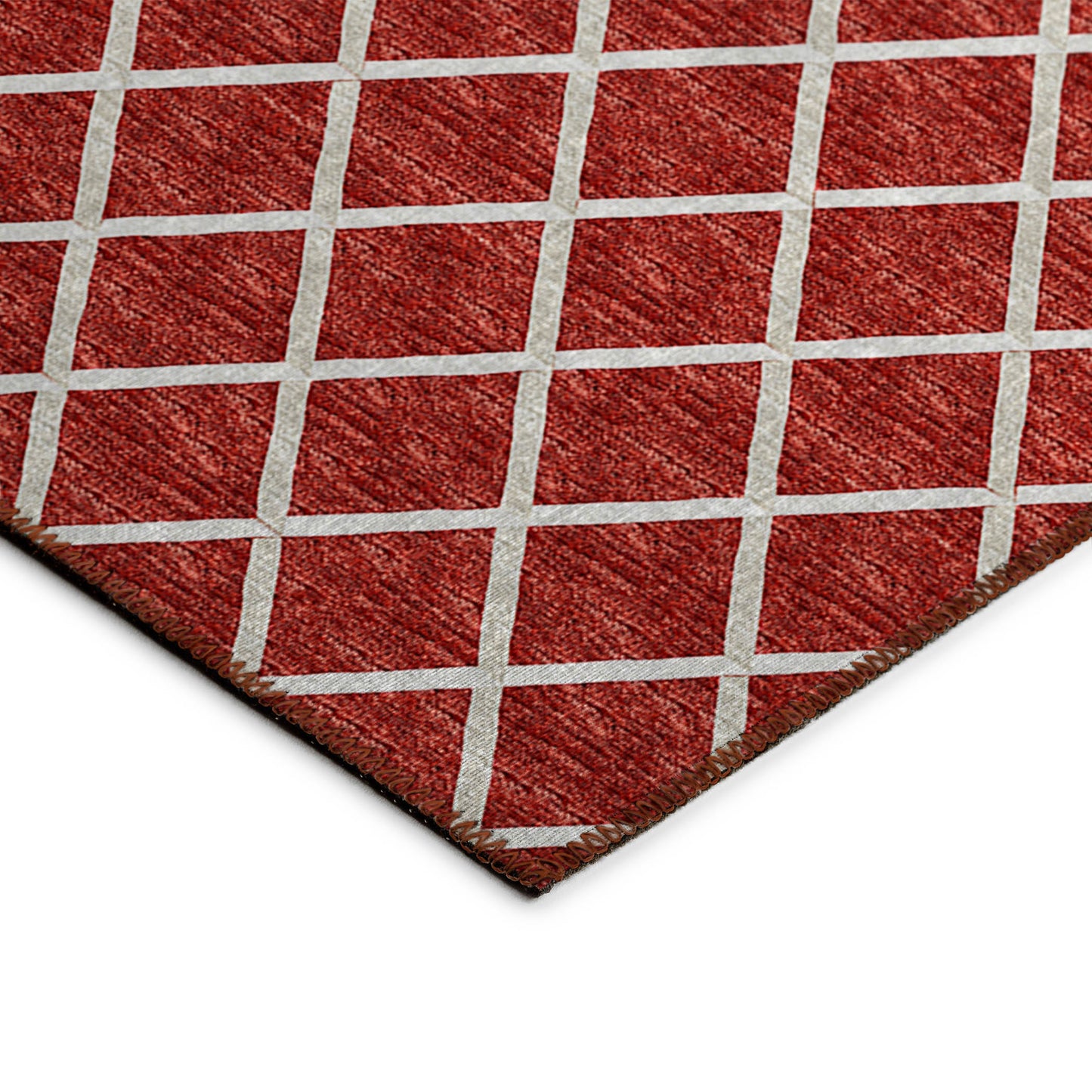 Machine Made York YO1 Red - Dalyn Rugs