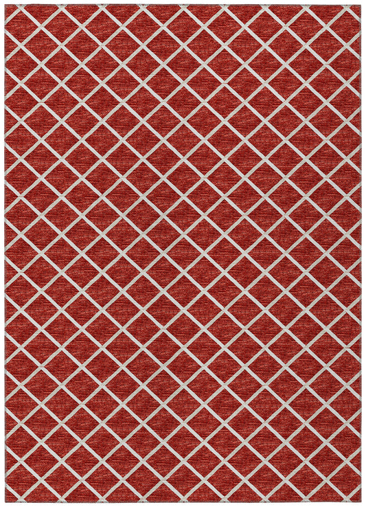 Machine Made York YO1 Red - Dalyn Rugs