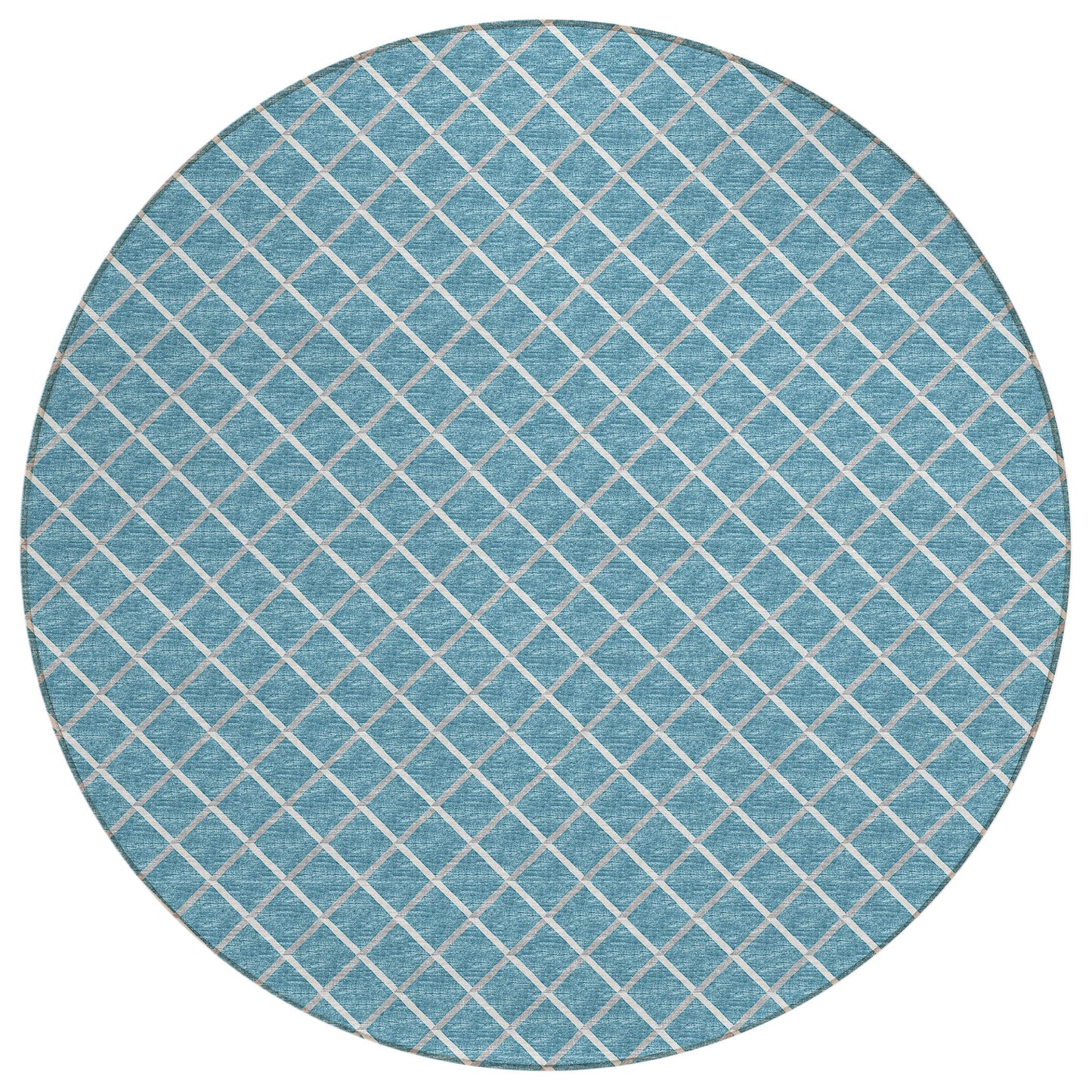Machine Made York YO1 Sky Blue - Dalyn Rugs