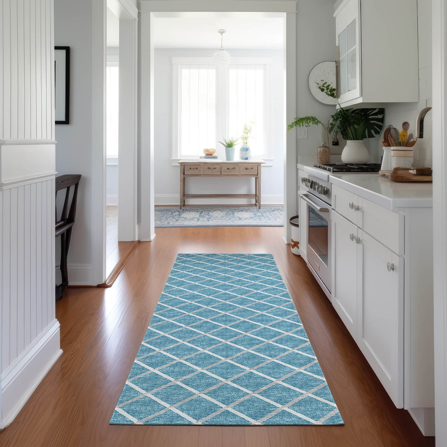 Machine Made York YO1 Sky Blue - Dalyn Rugs