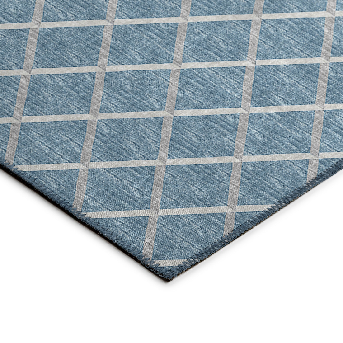 Machine Made York YO1 Sky Blue - Dalyn Rugs