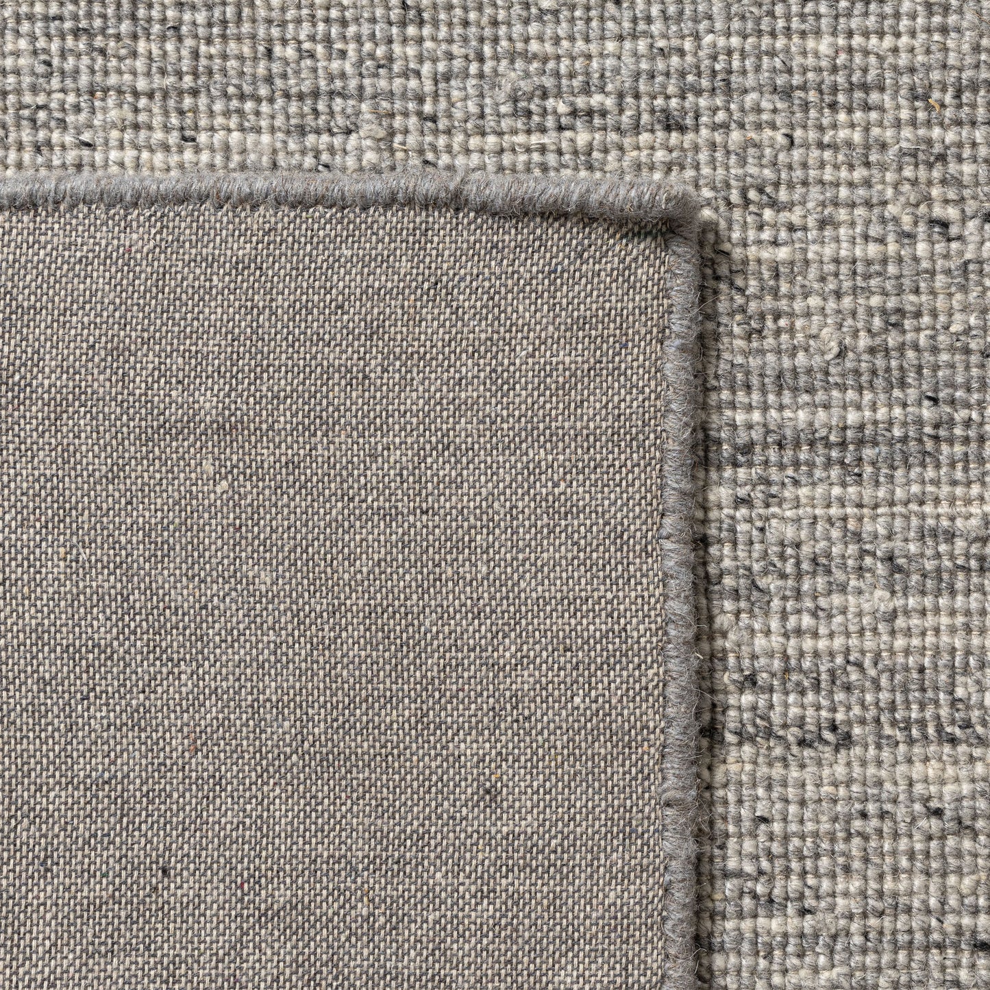 Zenith-82562 Contemporary Hand-Knotted Silver Cotton Indoor Area Rug - LR Home