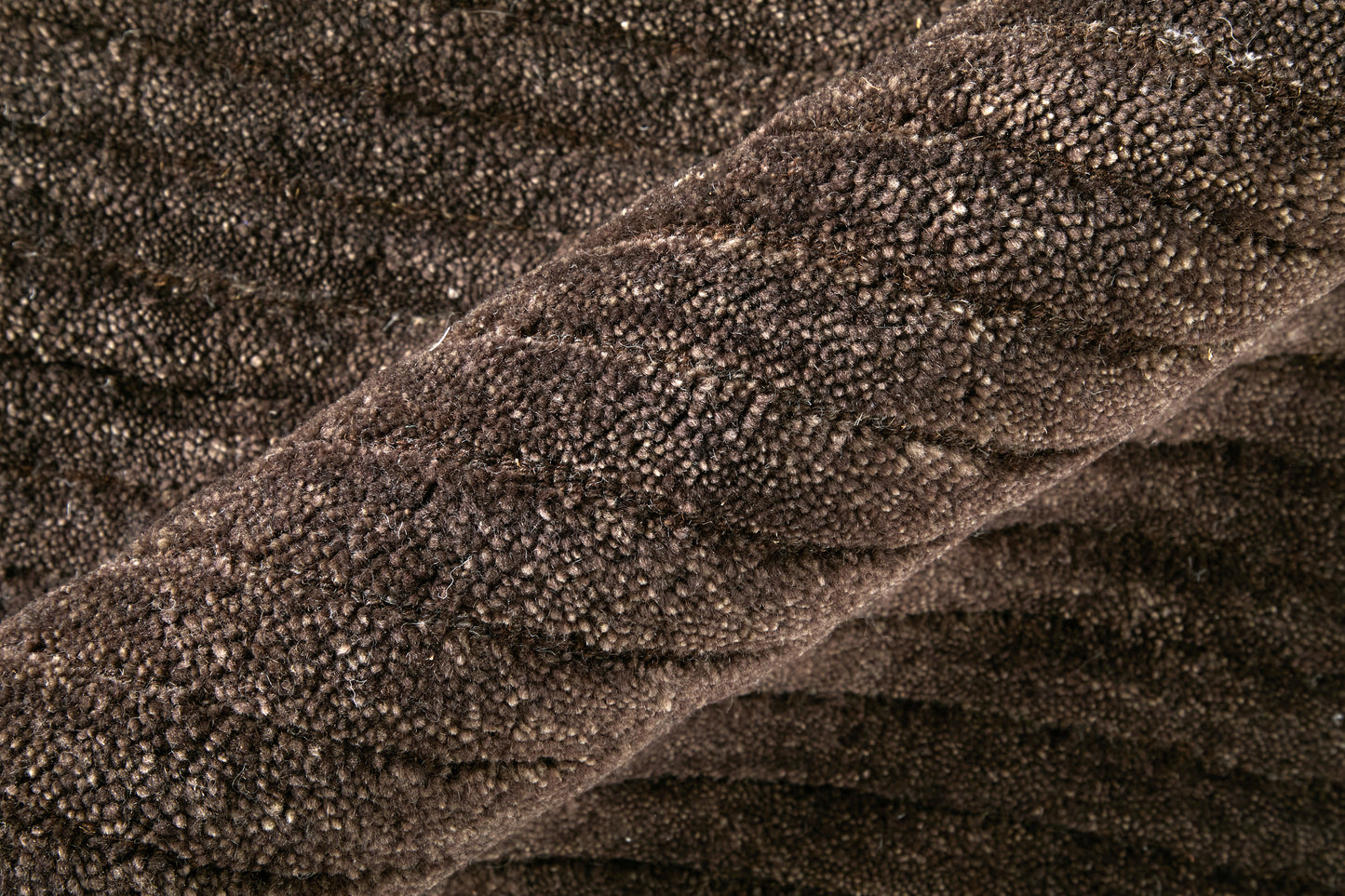 Cornerstone Modern/Casual Solid/Stripes Taupe - Feizy Rug