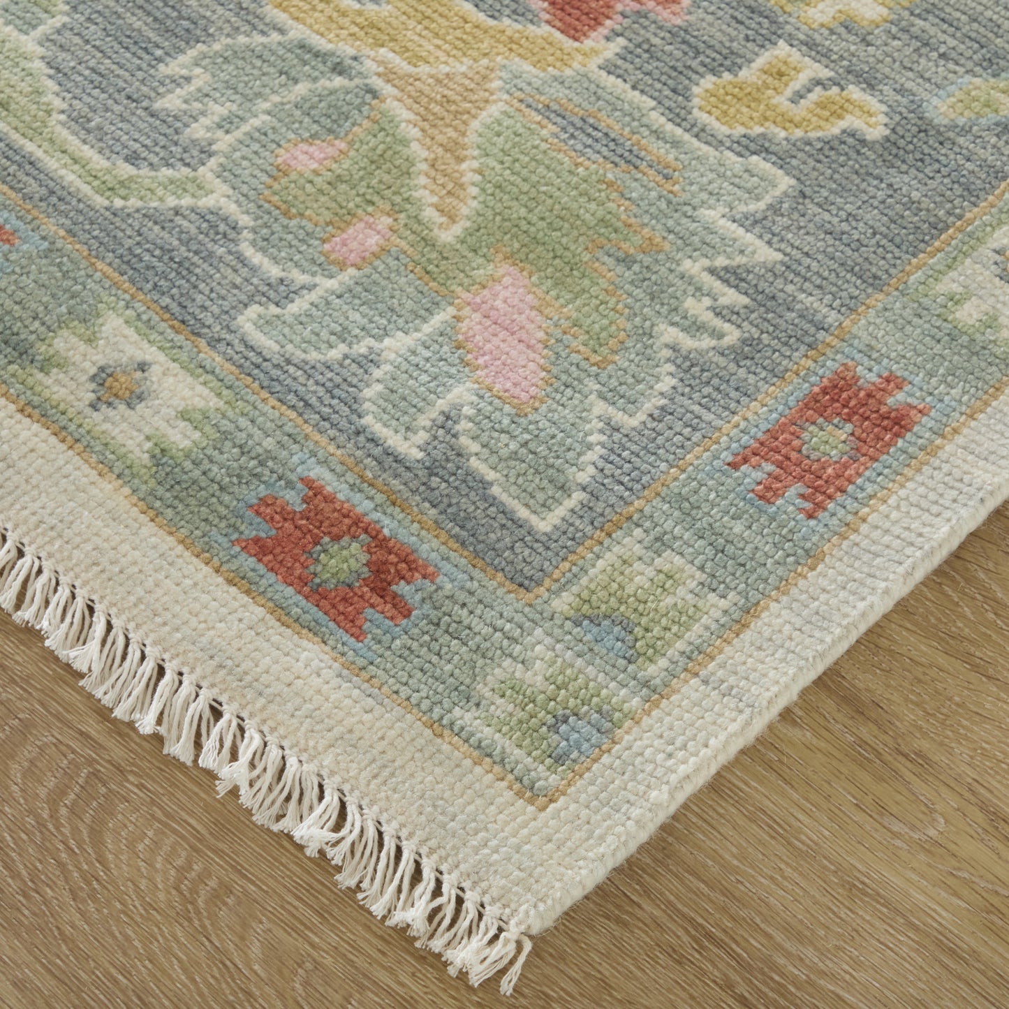 Karina Traditional/Persian/Craftsman Persian/Bordered/Abstract Blue/Gray/Gold - Feizy Rug