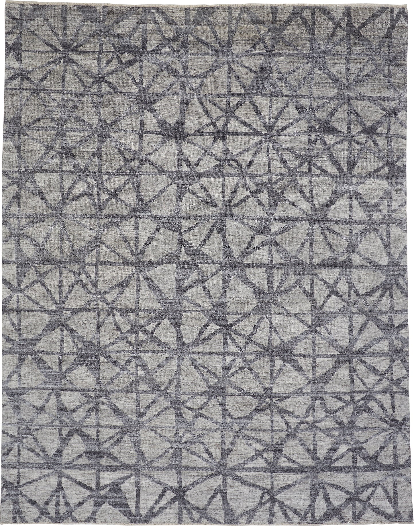 Vivien Modern/Industrial Geometric Gray - Feizy Rug