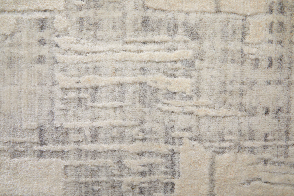 Eastfield Modern/Casual Abstract/Distressed Ivory 69AC - Feizy Rug