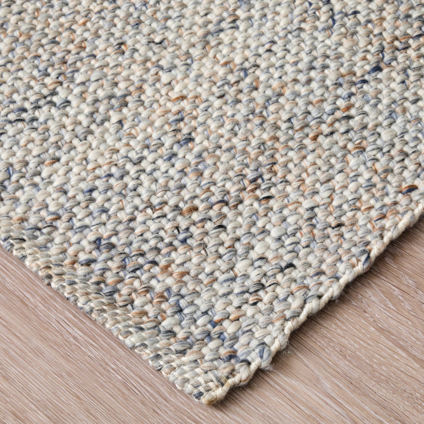 Naples Transitional/Casual/Nautical & Coastal Solid/Stripes Ivory/Tan/Gray - Feizy Rug