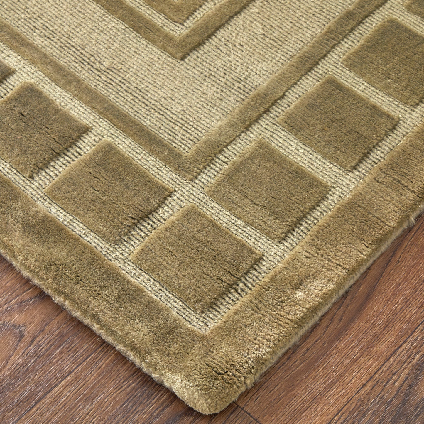 Channels Modern/Global Geometric Green - Feizy Rug
