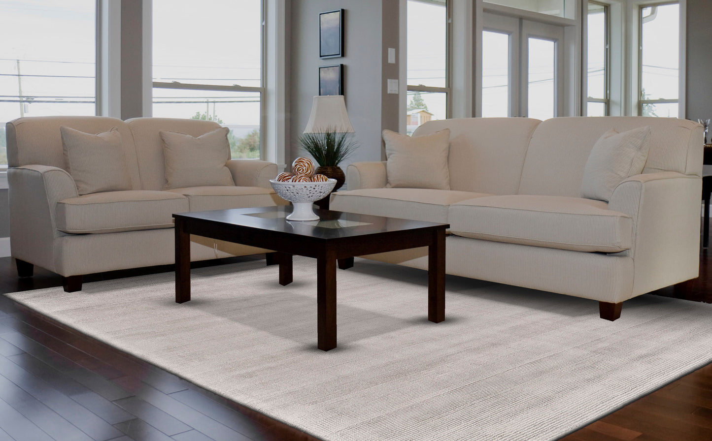 Batisse Modern/Luxury & Glam Solid Gray/Silver - Feizy Rug