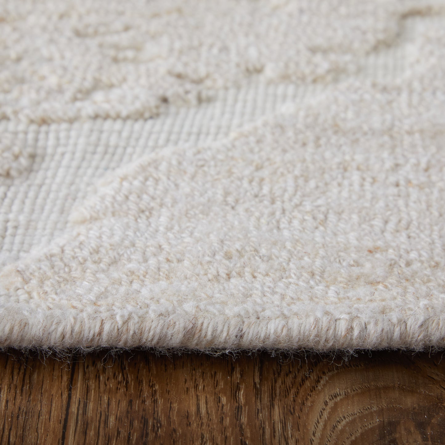 Aldrich Modern/Industrial/Casual Solid/Abstract Tan/Ivory - Feizy Rug