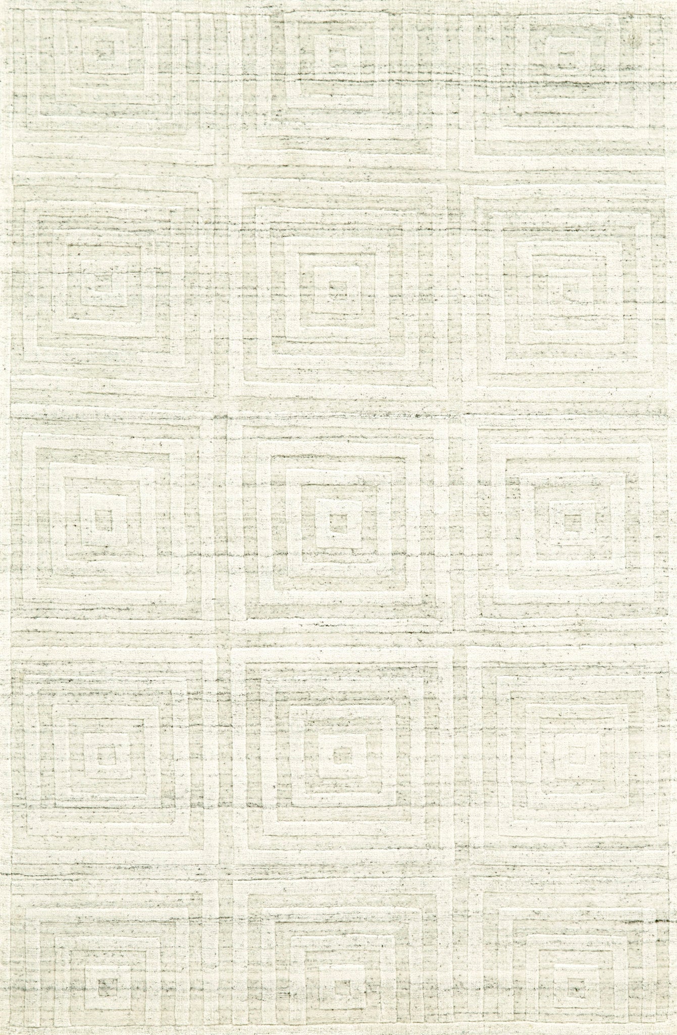 Gramercy Modern/Casual/Scandinavian Geometric Ivory - Feizy Rug