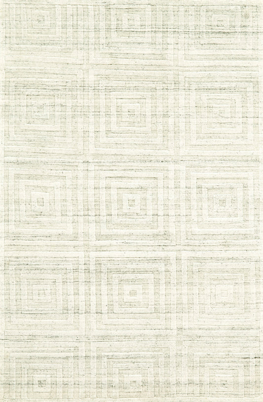Gramercy Modern/Casual/Scandinavian Geometric Ivory - Feizy Rug