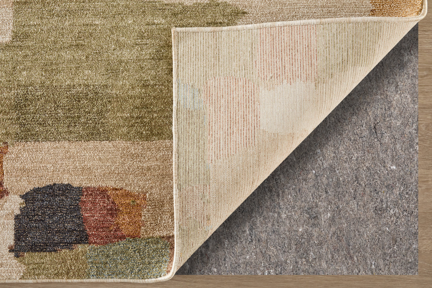 Pearson Modern Abstract/Color Block Brown/Tan/Green - Feizy Rug