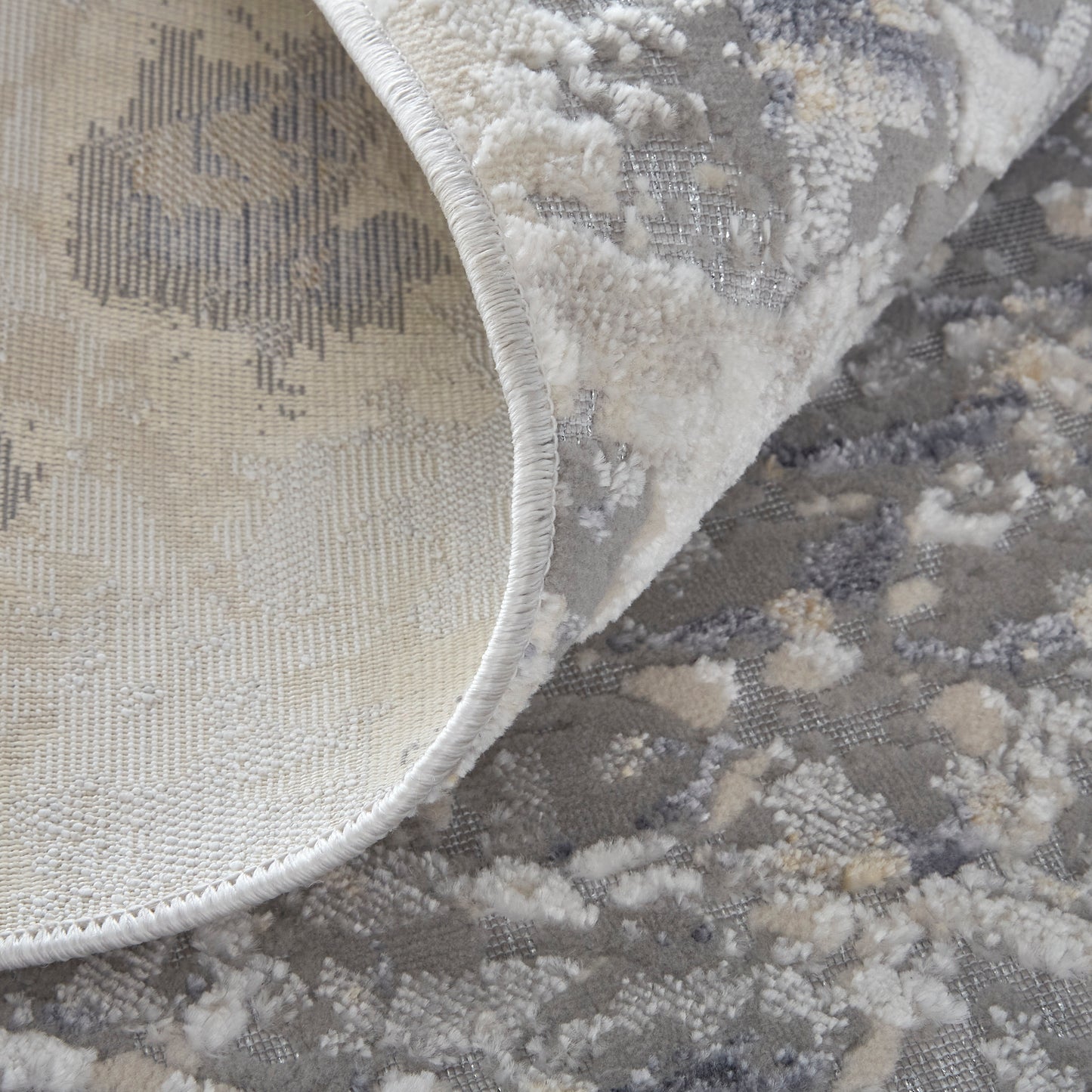 Laina Transitional/Global/Farmhouse Silver/Gray/Blue Runner