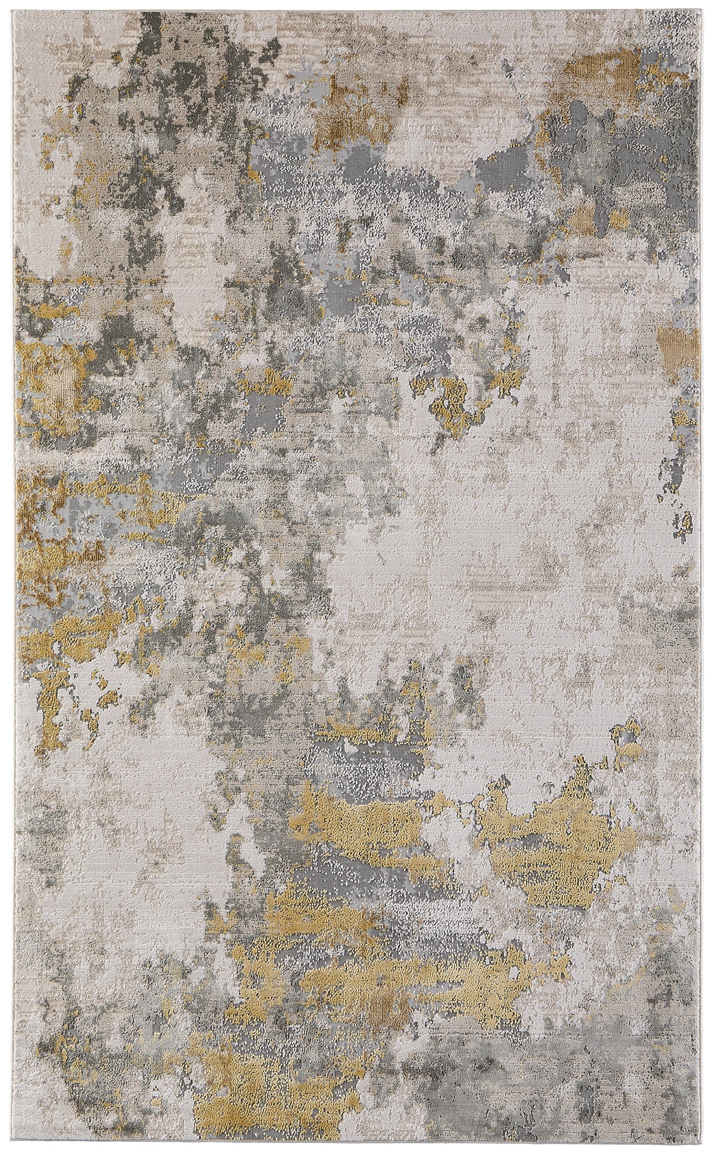 Waldor Modern/Luxury & Glam/Casual Ivory/Gold/Gray Accent Rug  Feizy Rugs Small Parcel,Feizy Rugs,Waldor,Ivory/Gold/Gray,1'8" x 2'10",Accent Rug,Polypropylene/Polyester,Modern/Luxury & Glam/Casual,Turkey